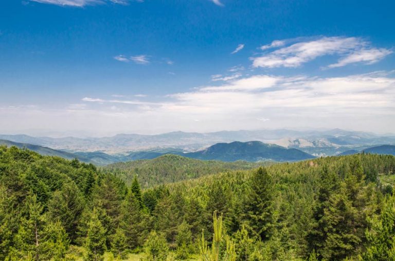 Mariovo panorama - view from Dobro Pole