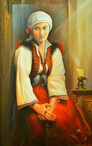 Kalesh Angja - Oil on canvas - author - Dejan Makrievski
