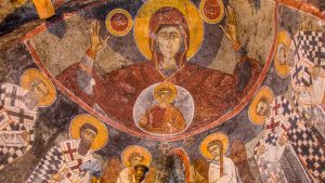 Church Saint Demetrius in village Gradeshnica XIV - XV century